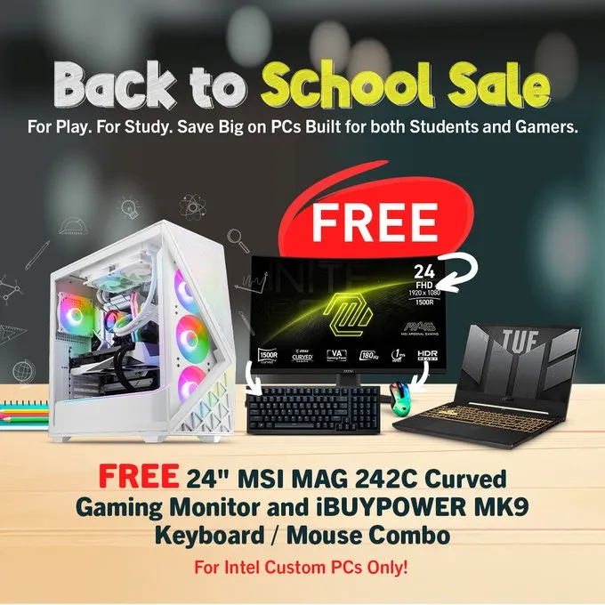 Back to School sale